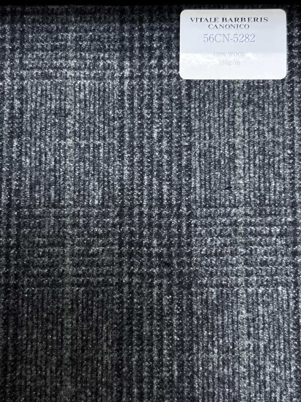 56CN5282 CANONICO（卡诺尼科）原装羊毛法兰绒 灰/绿色 格伦格纹[面料] 佳能