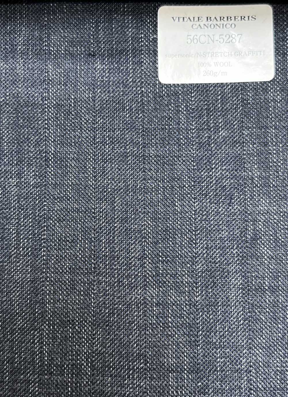 56CN5287 CANONICO(卡诺尼科) supersonic/NATURAL STRETCH GRAFFITI 蓝灰色[面料] 佳能
