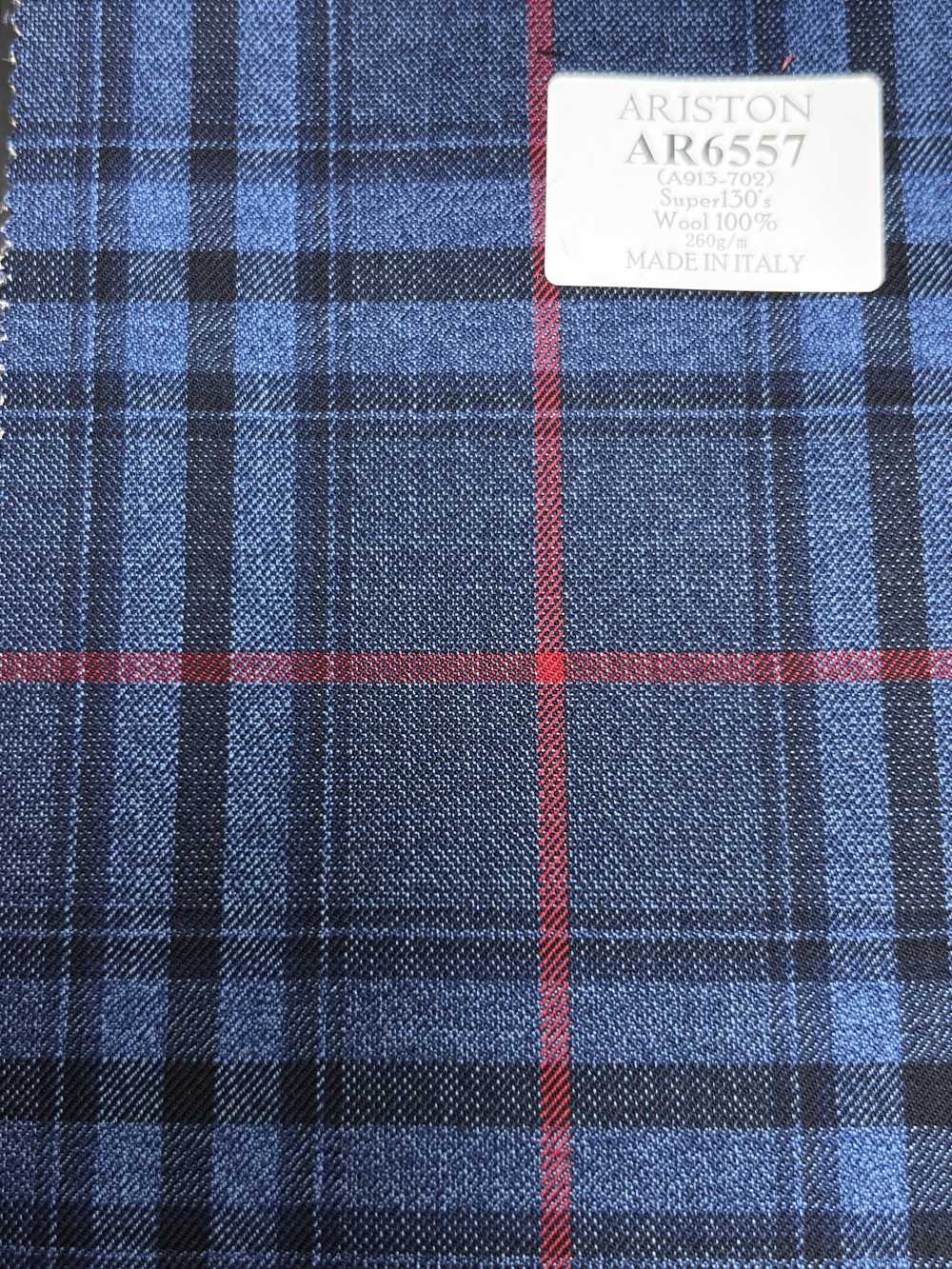 AR6557 ARISTON Super130's 海军蓝 格纹[面料] 细井商事株式会社