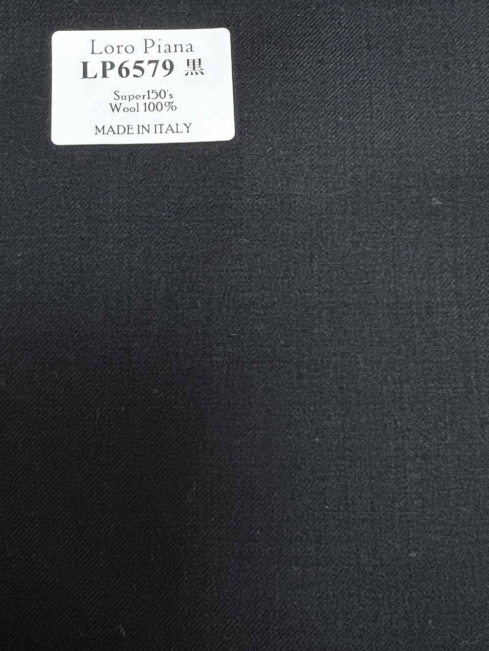 LP6579 Loro Piana Super150's 黑色 纯色[面料] 细井商事株式会社