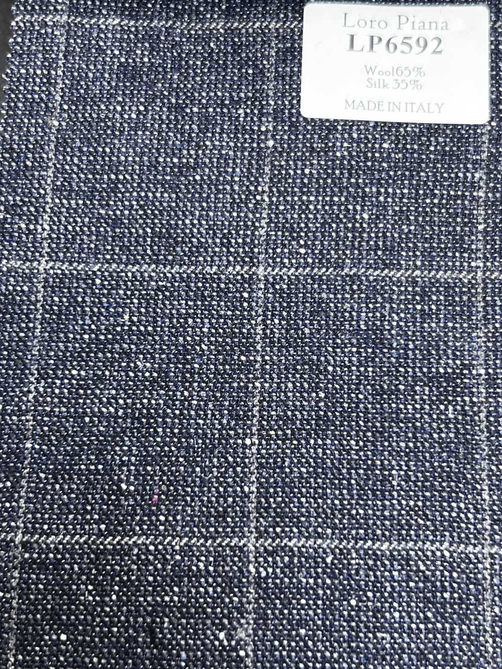 LP6592 Loro Piana 海军蓝 格纹[面料] 细井商事株式会社