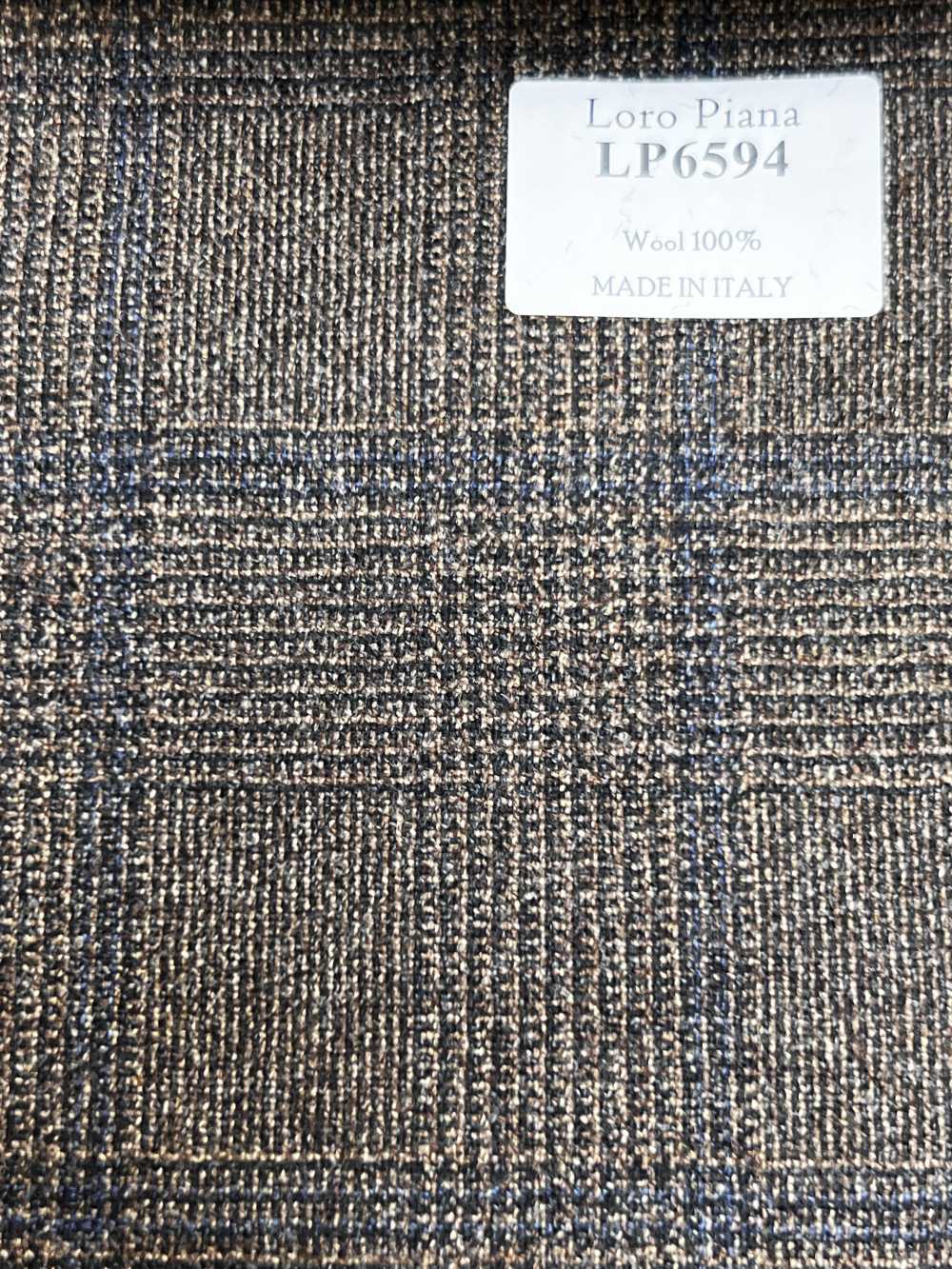 LP6594 Loro Piana 棕色 格纹[面料] 细井商事株式会社