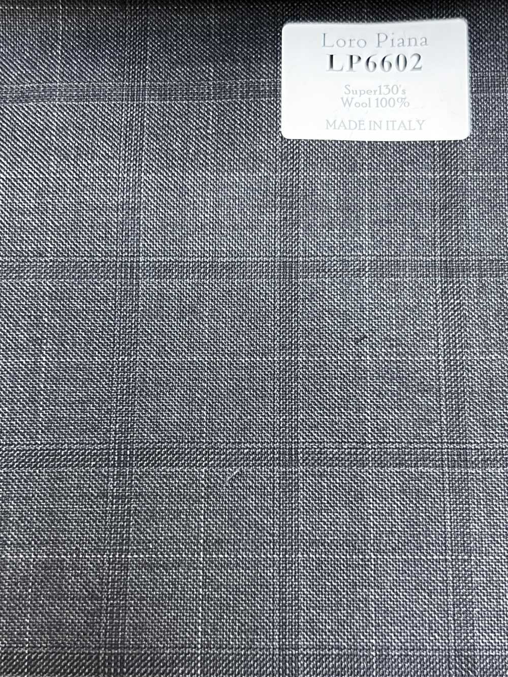 LP6602 Loro Piana Super130's 灰色 格纹[面料] 细井商事株式会社