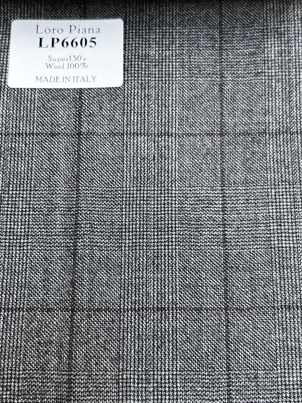LP6605 Loro Piana Super130's 棕色格纹[面料] 细井商事株式会社