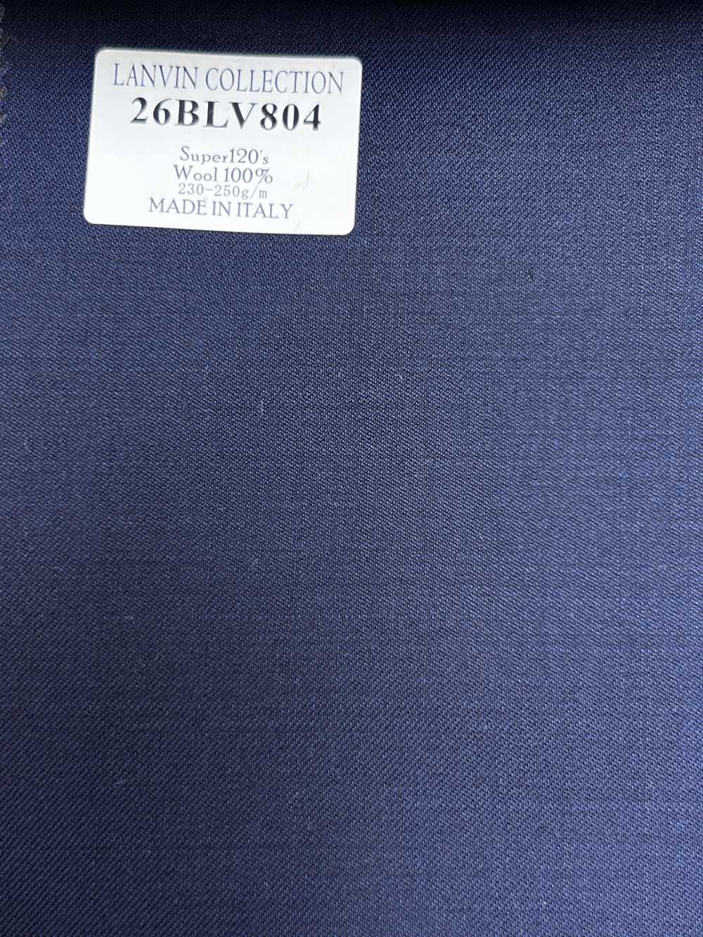 26BLV804 LANVIN COLLECTION Super120's 藏青色 纯色[面料] 细井商事株式会社