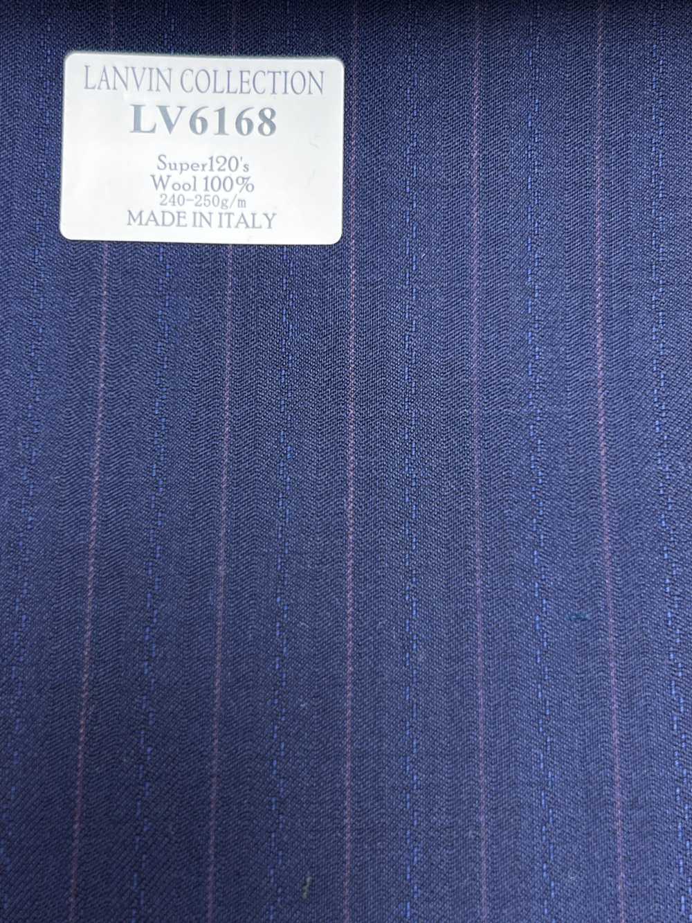 LV6168 LANVIN COLLECTION Super120's 海军蓝 条纹[面料] 细井商事株式会社