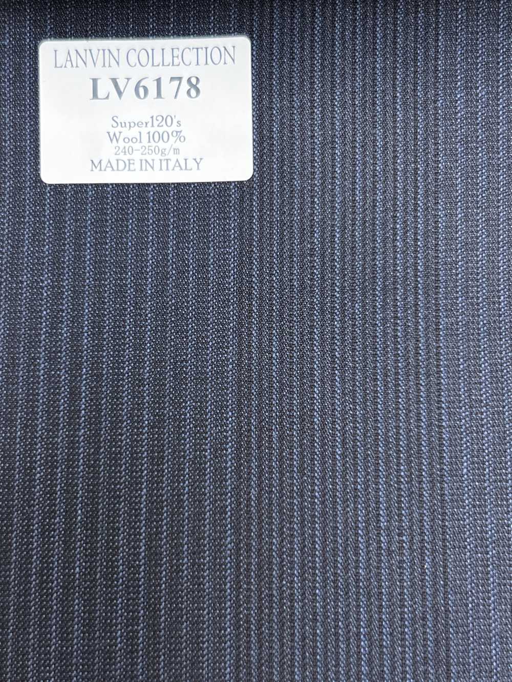 LV6178 LANVIN COLLECTION Super120's 海军蓝 条纹[面料] 细井商事株式会社