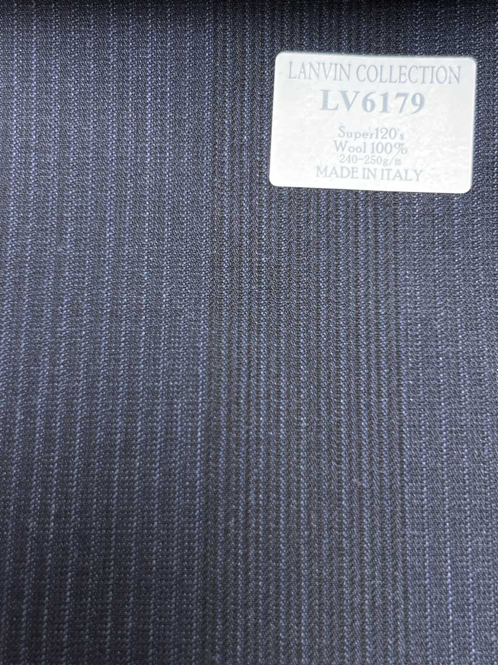 LV6179 LANVIN COLLECTION Super120's 深藏青 条纹[面料] 细井商事株式会社