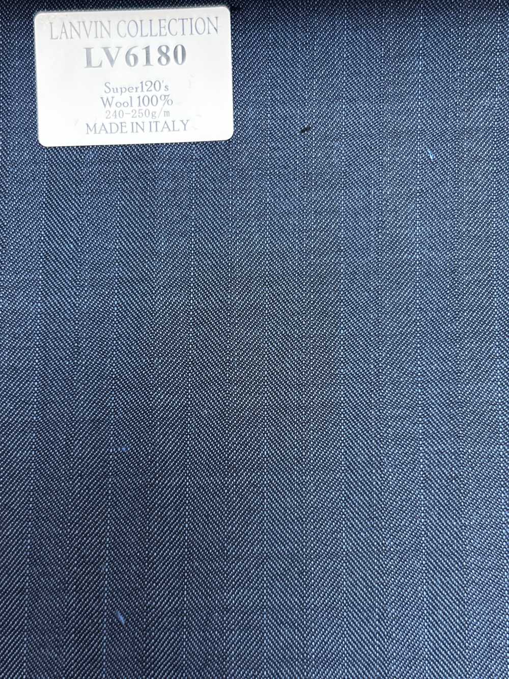 LV6180 LANVIN COLLECTION Super120's 蓝色条纹[面料] 细井商事株式会社