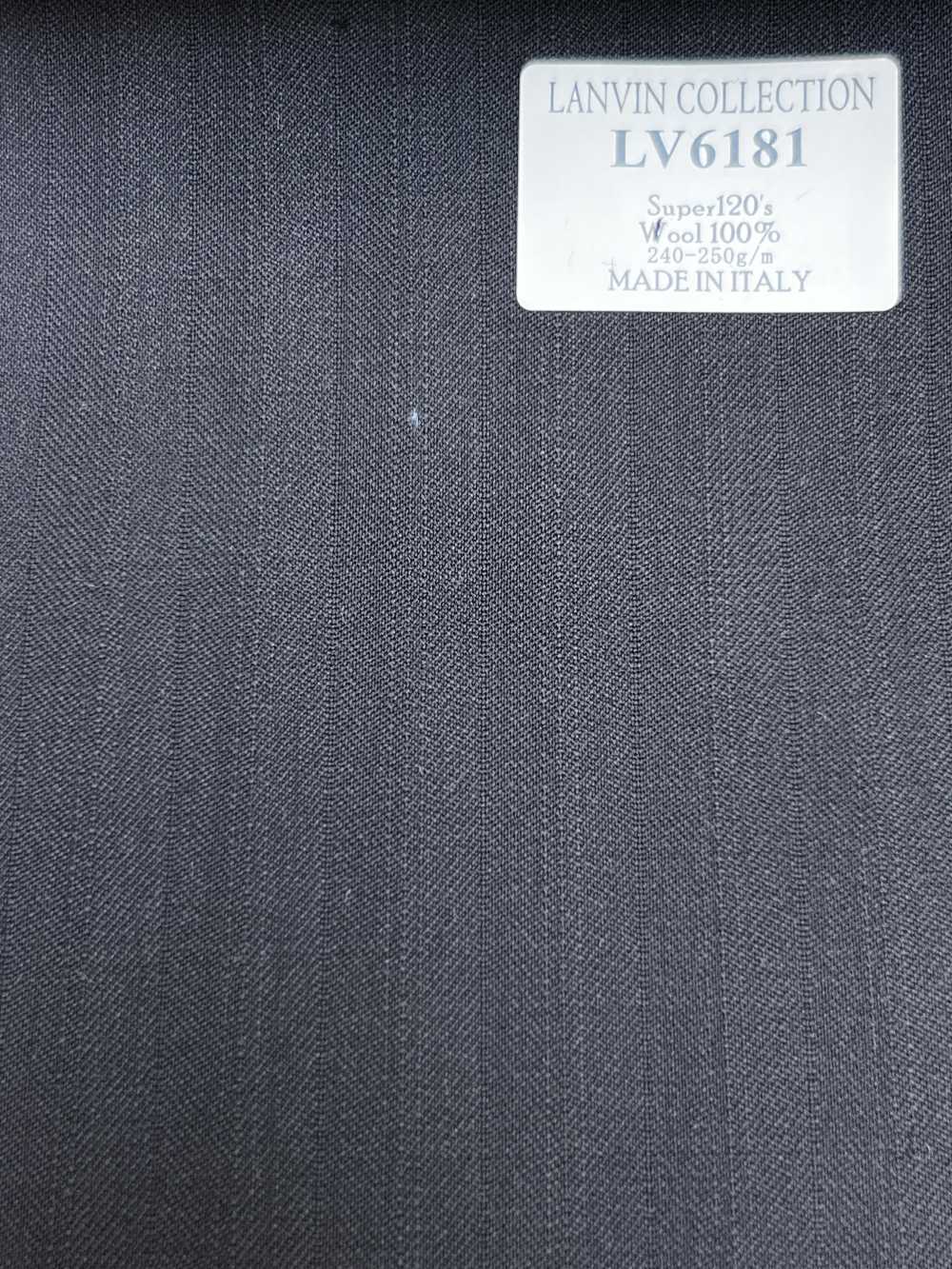 LV6181 LANVIN COLLECTION Super120's 黑 条纹[面料] 细井商事株式会社