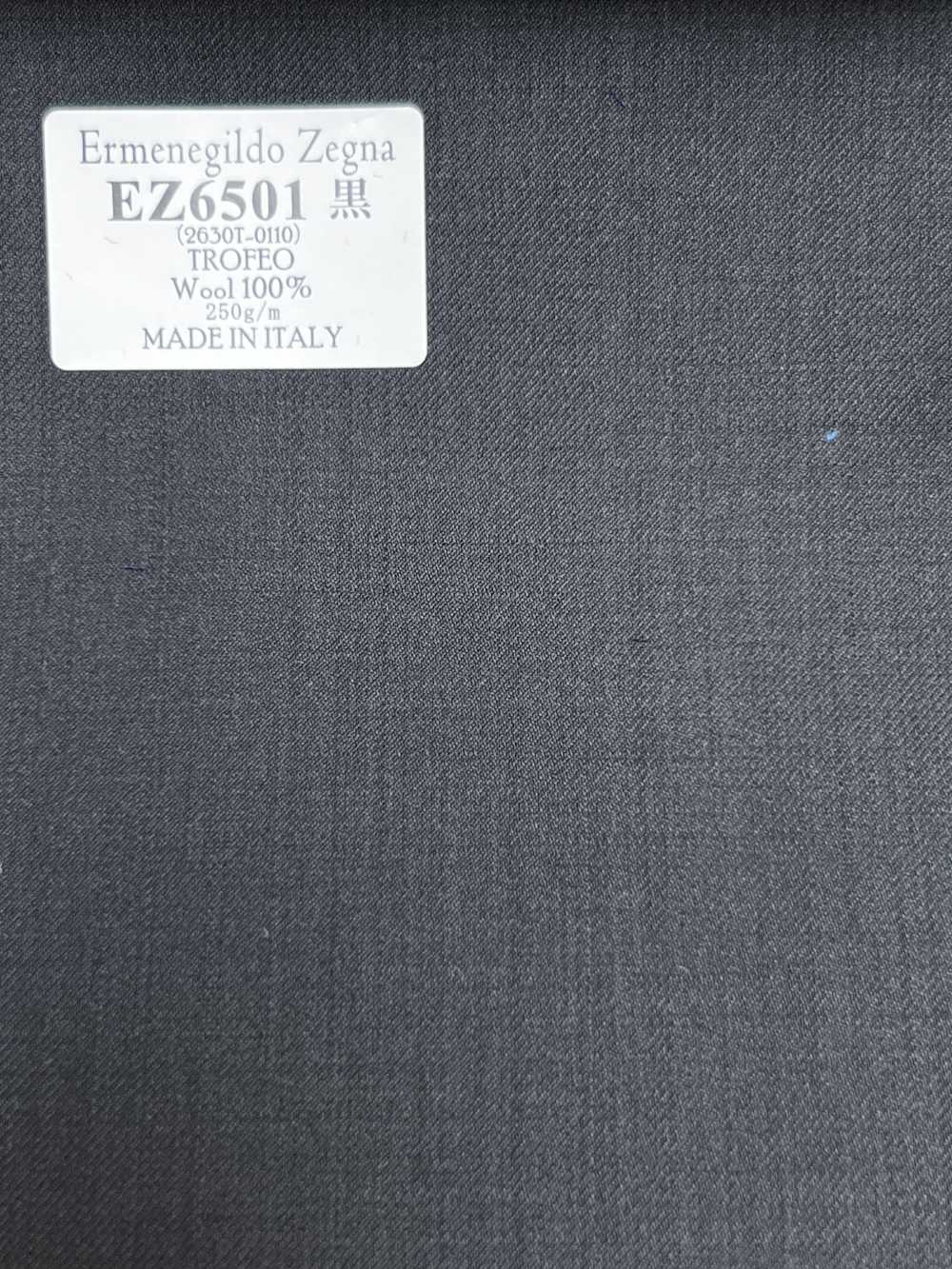 EZ6501 Ermenegildo Zegna TROFEO 黑色 纯色[面料] 细井商事株式会社