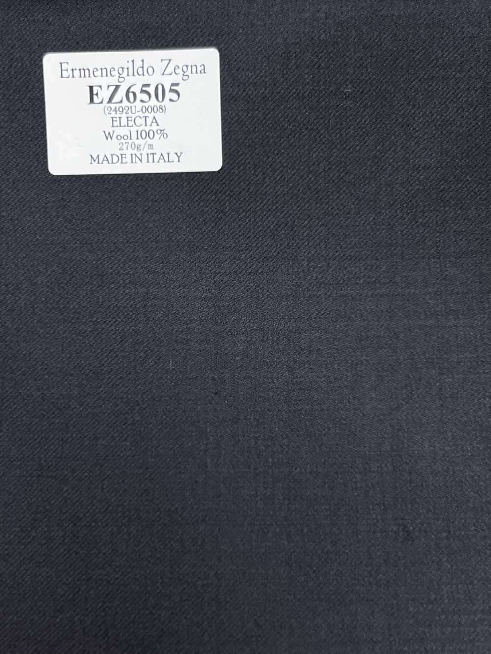 EZ6505 Ermenegildo Zegna ELECTA 黑色 纯色[面料] 细井商事株式会社