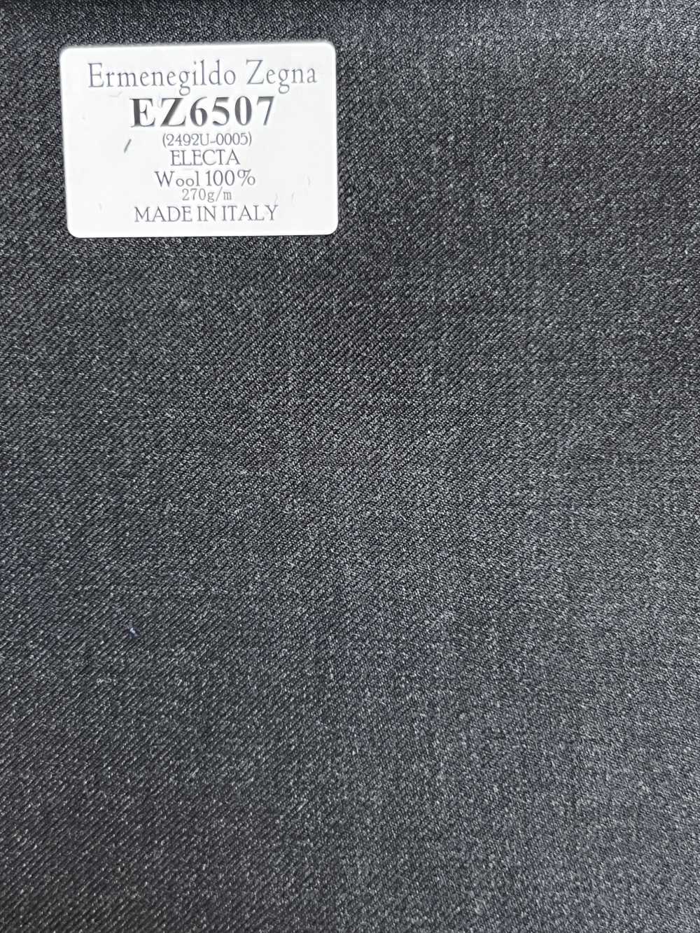 EZ6507 Ermenegildo Zegna ELECTA 深灰色 纯色[面料] 细井商事株式会社