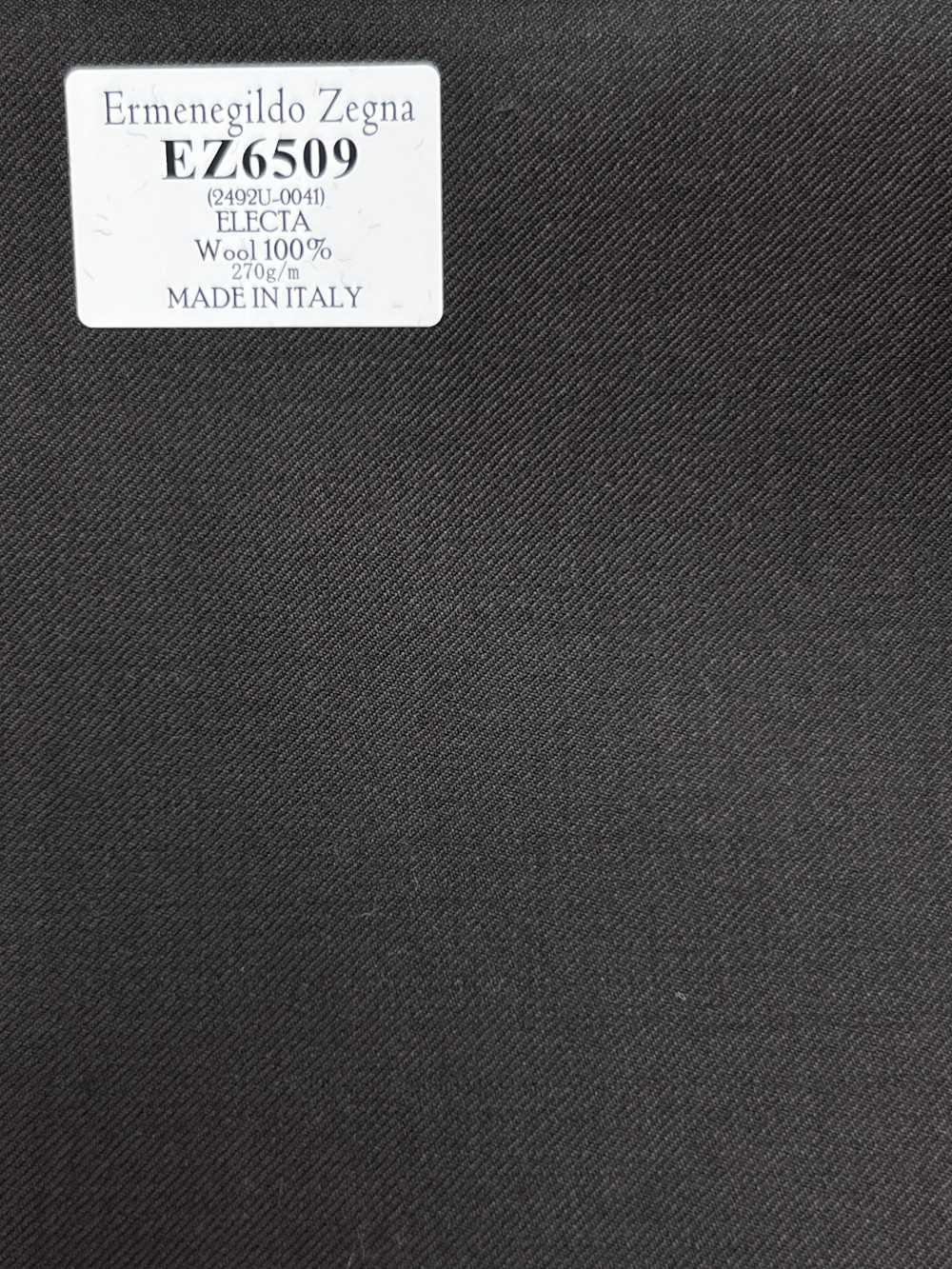 EZ6509 Ermenegildo Zegna ELECTA 棕色 纯色[面料] 细井商事株式会社