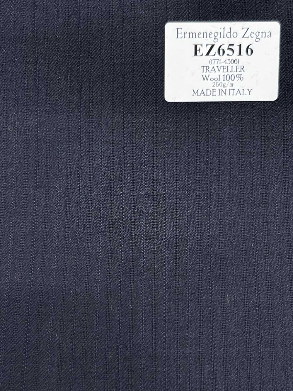 EZ6516 Ermenegildo Zegna TRAVELLER 海军蓝 条纹[面料] 细井商事株式会社