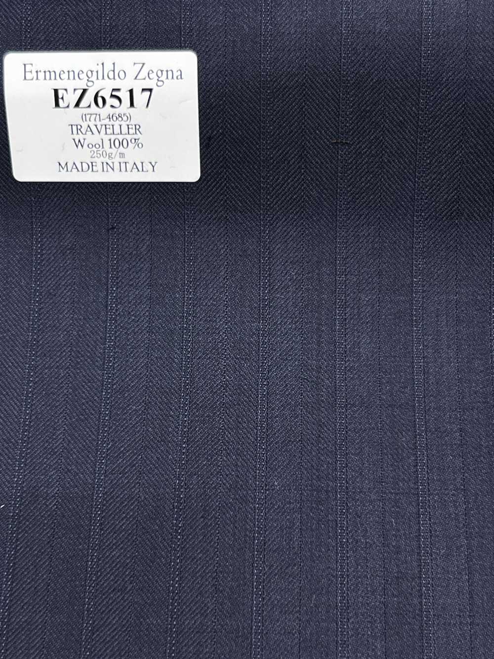 EZ6517 Ermenegildo Zegna TRAVELLER 海军蓝 条纹[面料] 细井商事株式会社