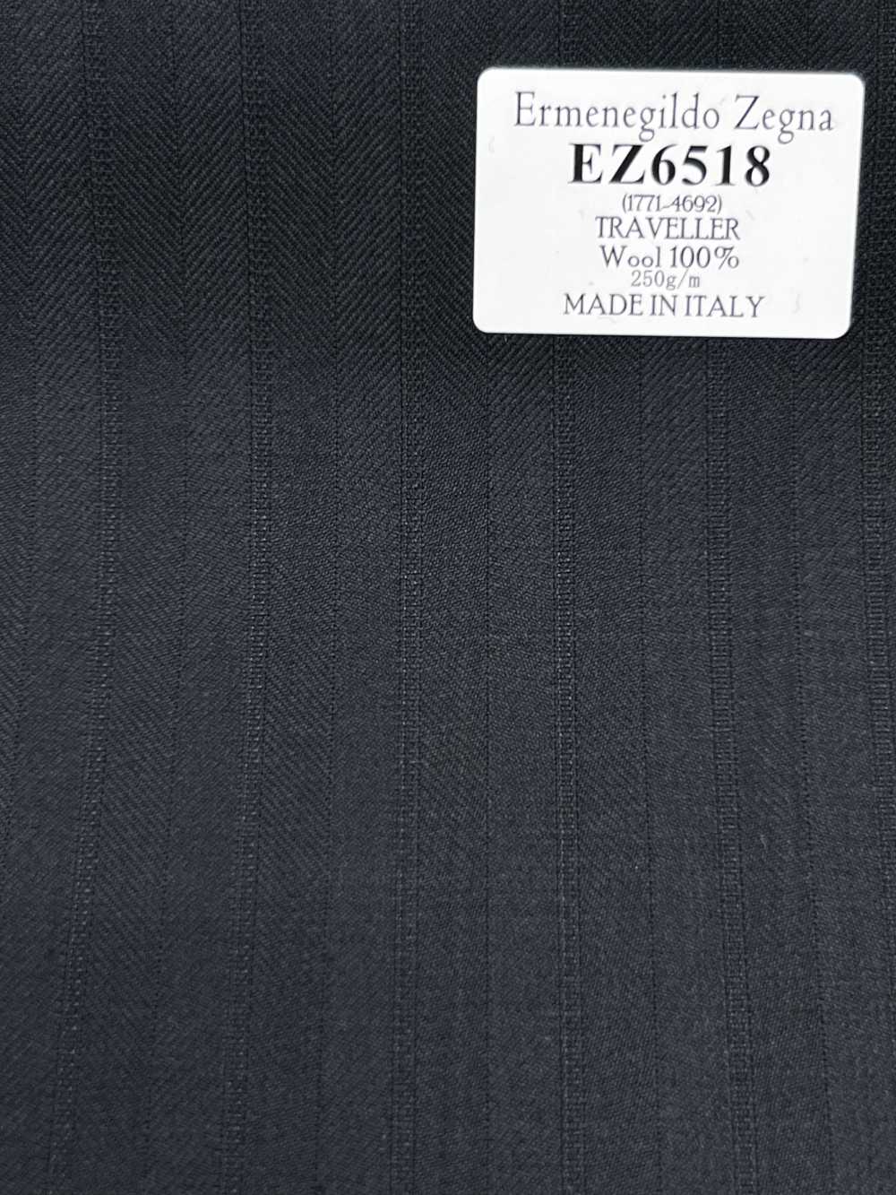 EZ6518 Ermenegildo Zegna TRAVELLER 深绿色条纹[面料] 细井商事株式会社