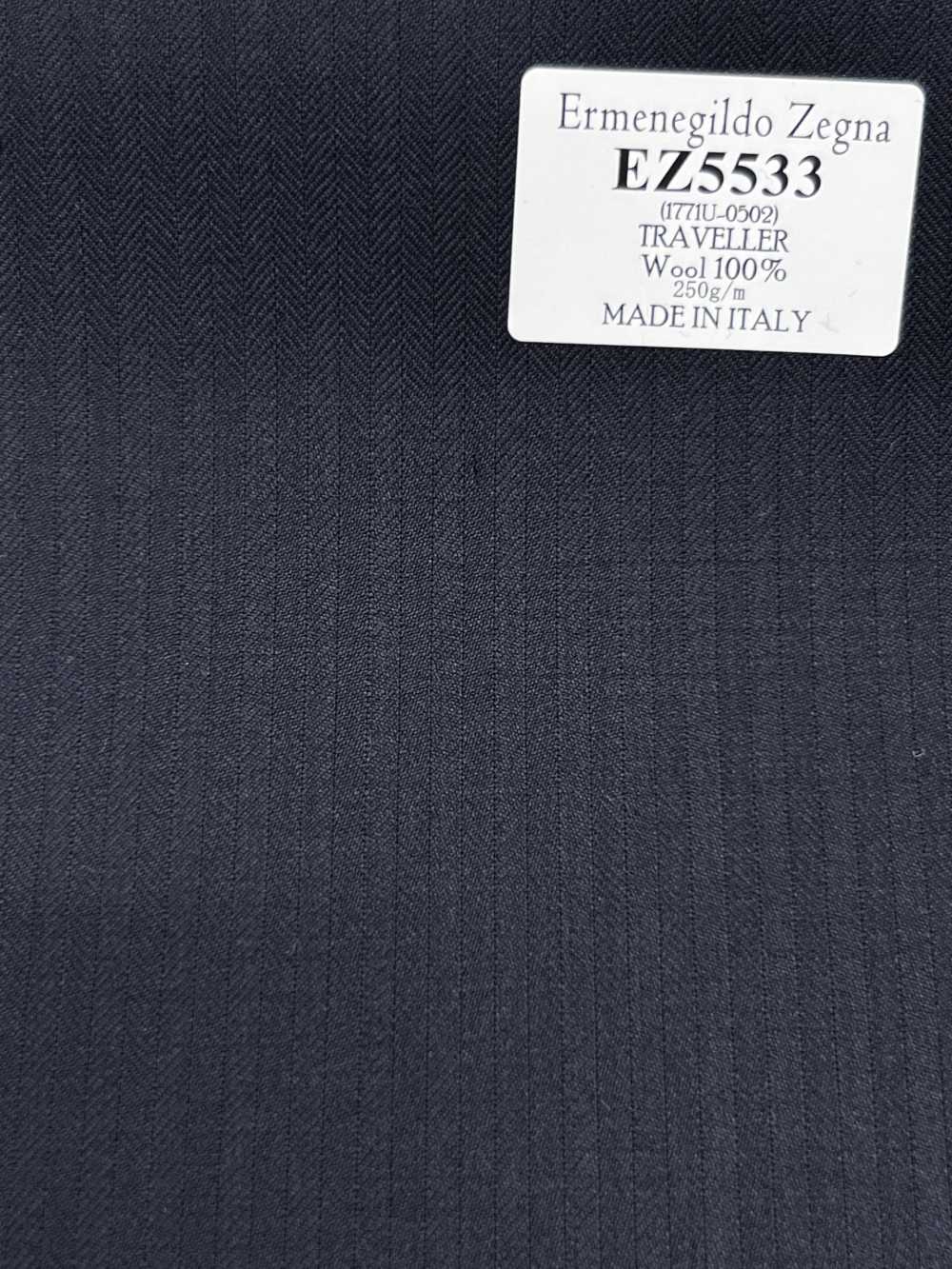 EZ5533 Ermenegildo Zegna TRAVELLER 黑色 条纹[面料] 细井商事株式会社
