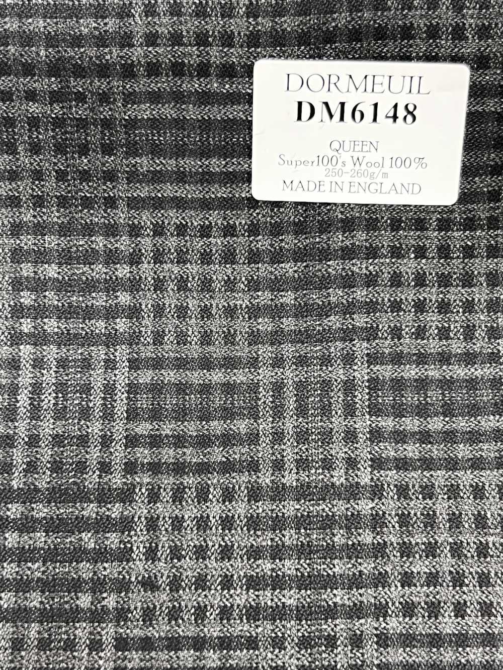 DM6148 DORMEUIL QUEEN Super100's 灰色 格纹[面料] 细井商事株式会社