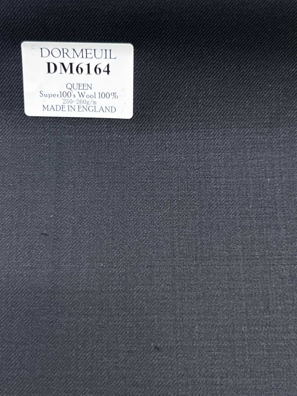 DM6164 DORMEUIL QUEEN Super100's 黑色 纯色[面料] 细井商事株式会社