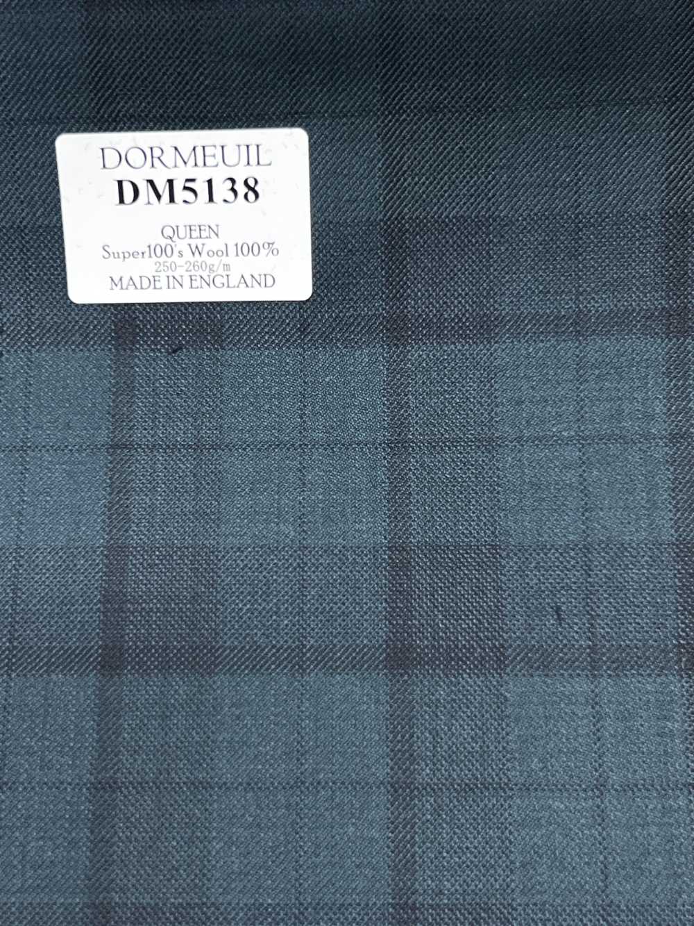 DM5138 DORMEUIL QUEEN Super100's 绿色格纹[面料] 细井商事株式会社