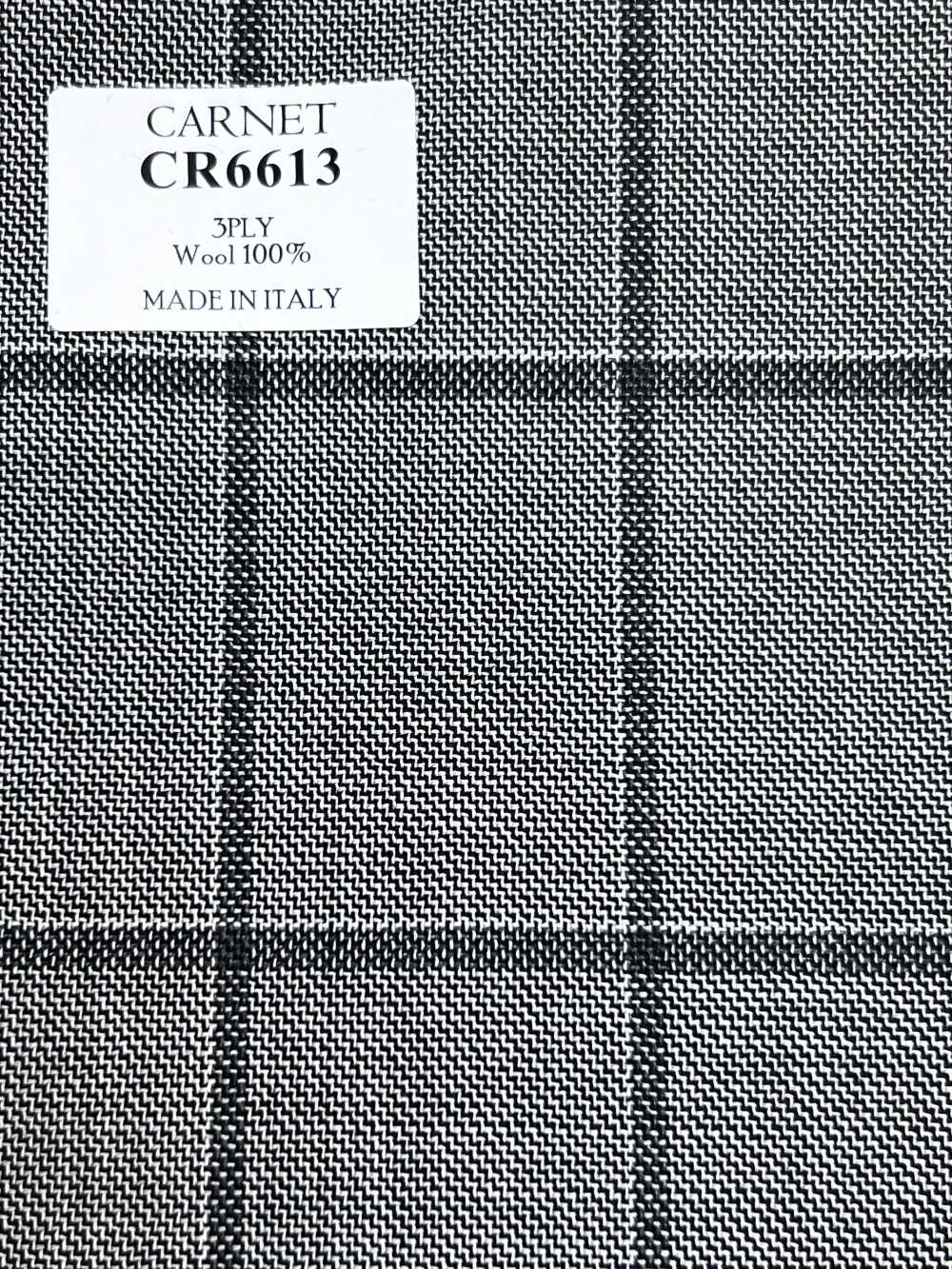 CR6613 CARNET 3PLY 浅灰色 格纹[面料] 细井商事株式会社