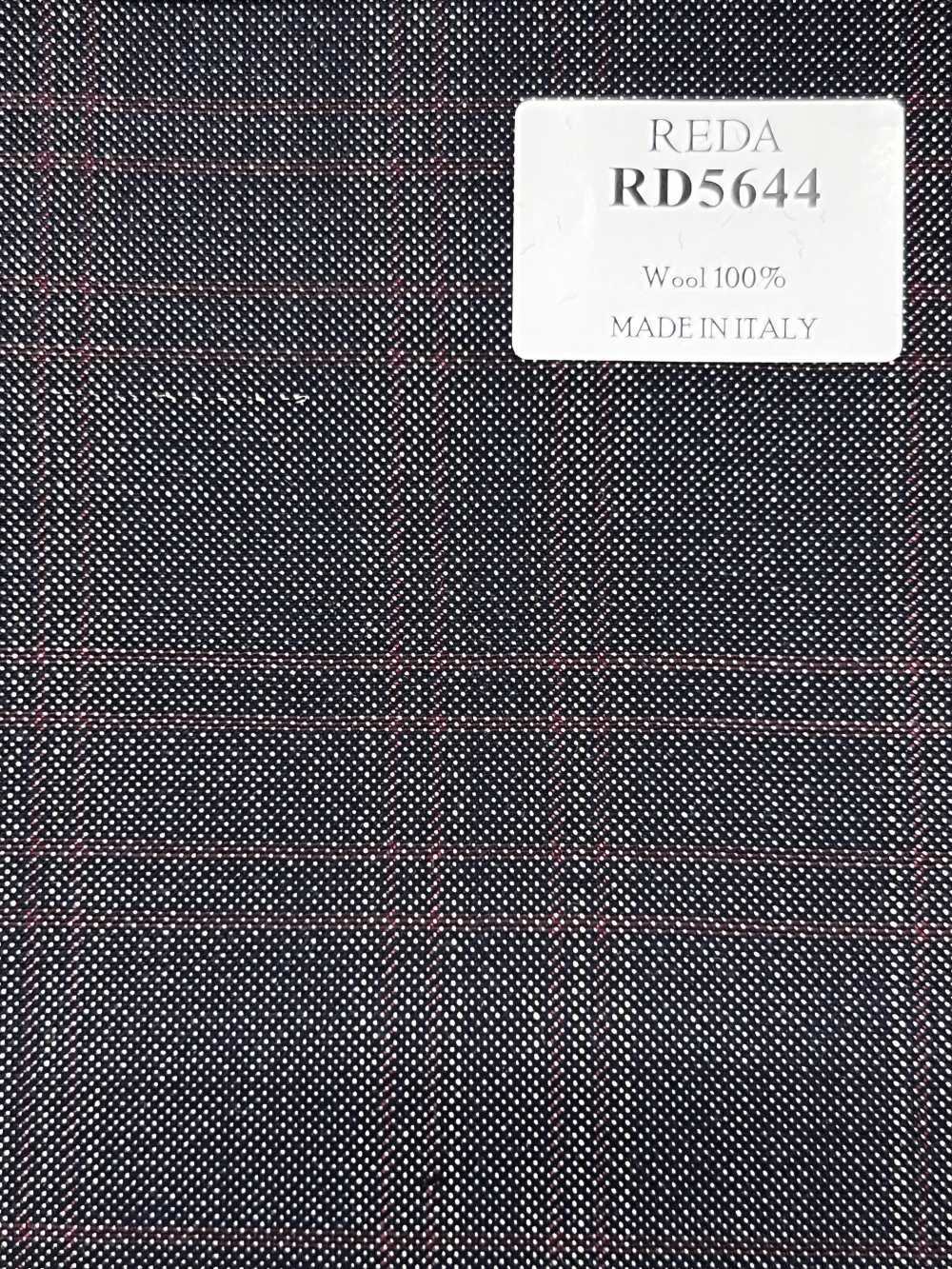 RD5644 REDA 海军蓝×红色 格纹[面料] 细井商事株式会社