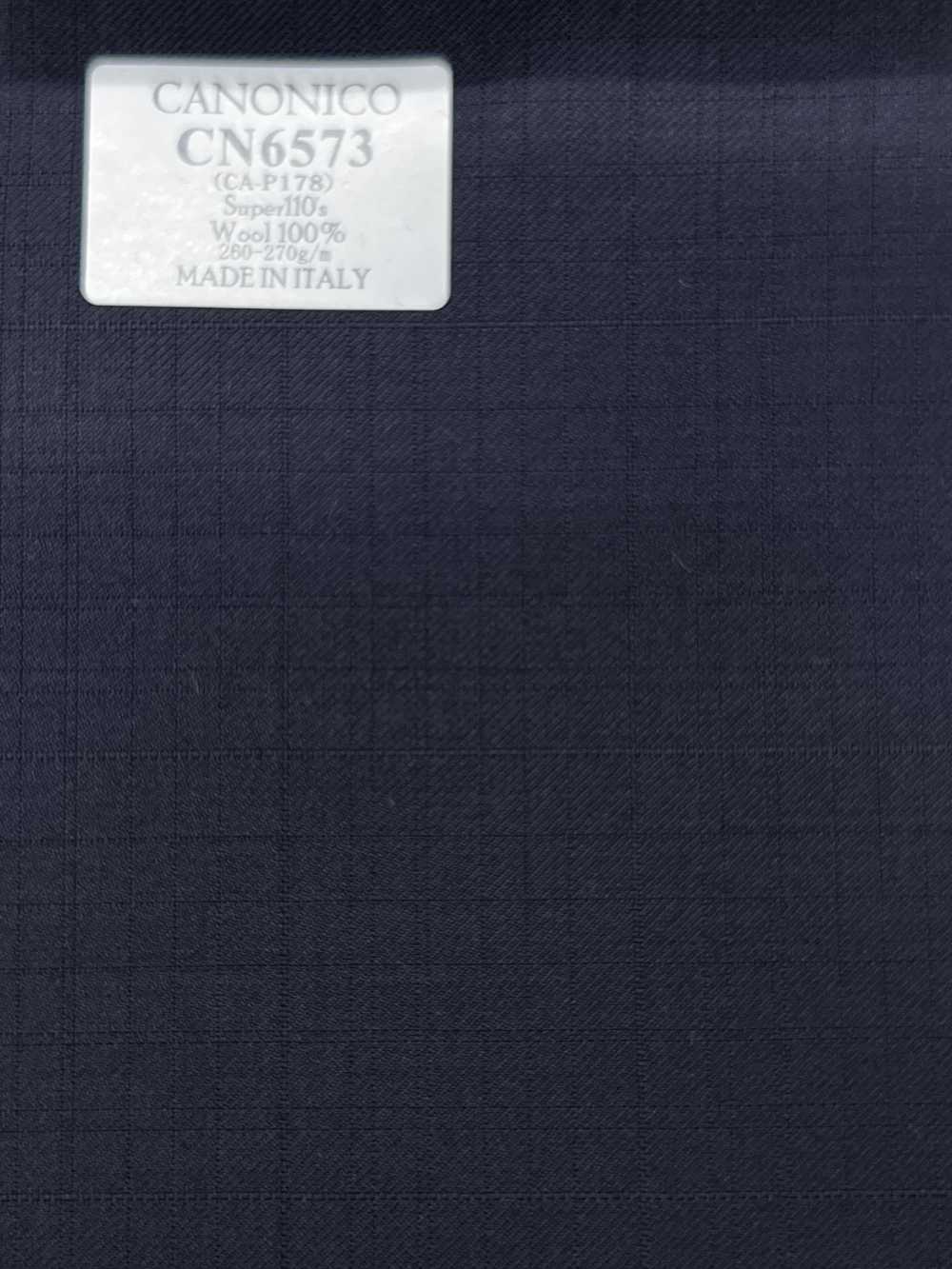 CN6573 CANONICO Super110's 深藏青 格纹[面料] 细井商事株式会社