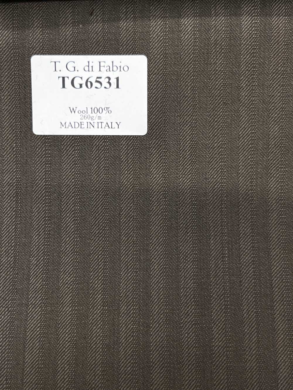 TG6531 T.G di FABIO 卡其色 条纹[面料] 细井商事株式会社