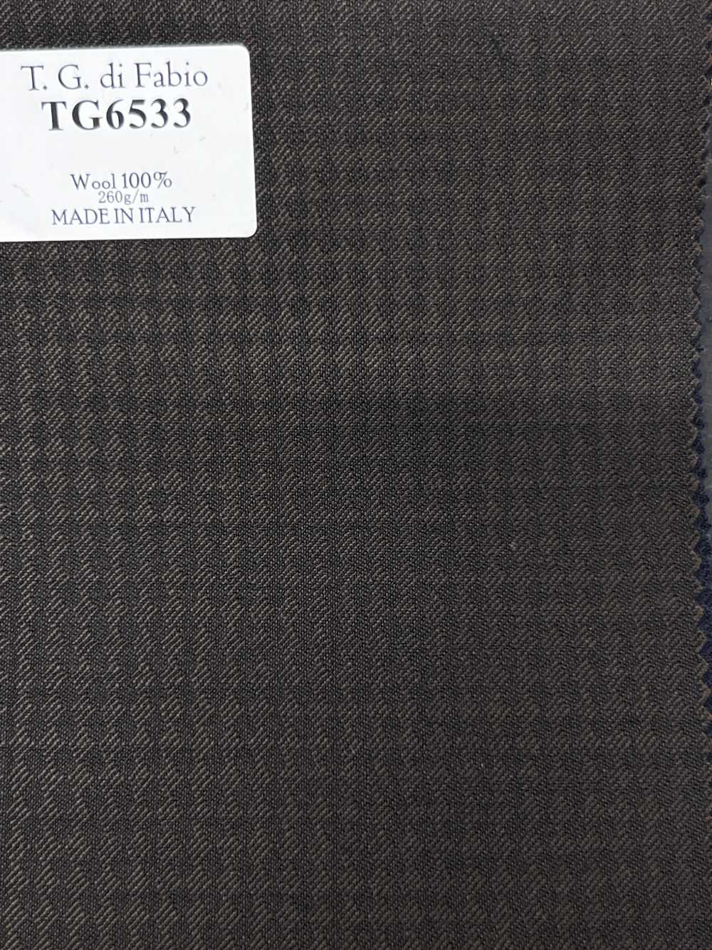 TG6533 T.G di FABIO 棕色 菱形图案[面料] 细井商事株式会社