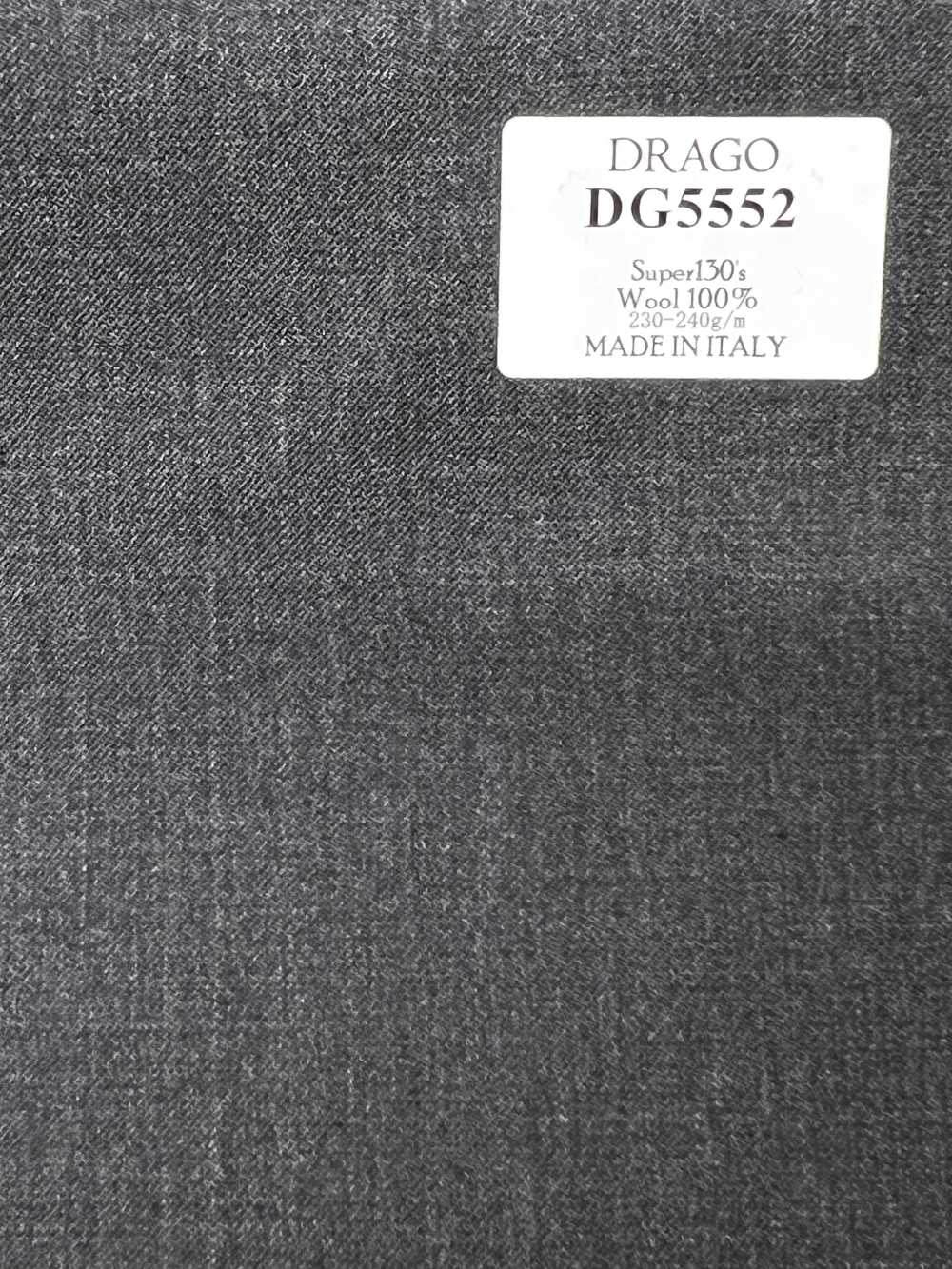 DG5552 DRAGO Super130's 灰色 纯色[面料] 细井商事株式会社