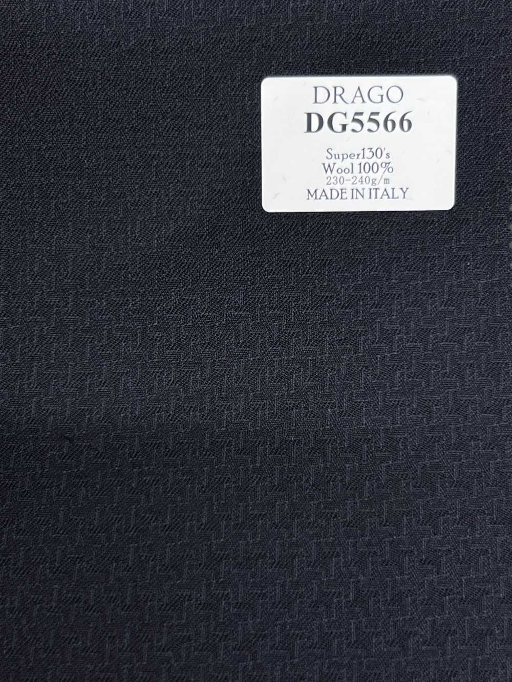 DG5566 DRAGO Super130's 深藏青 千鸟格[面料] 细井商事株式会社