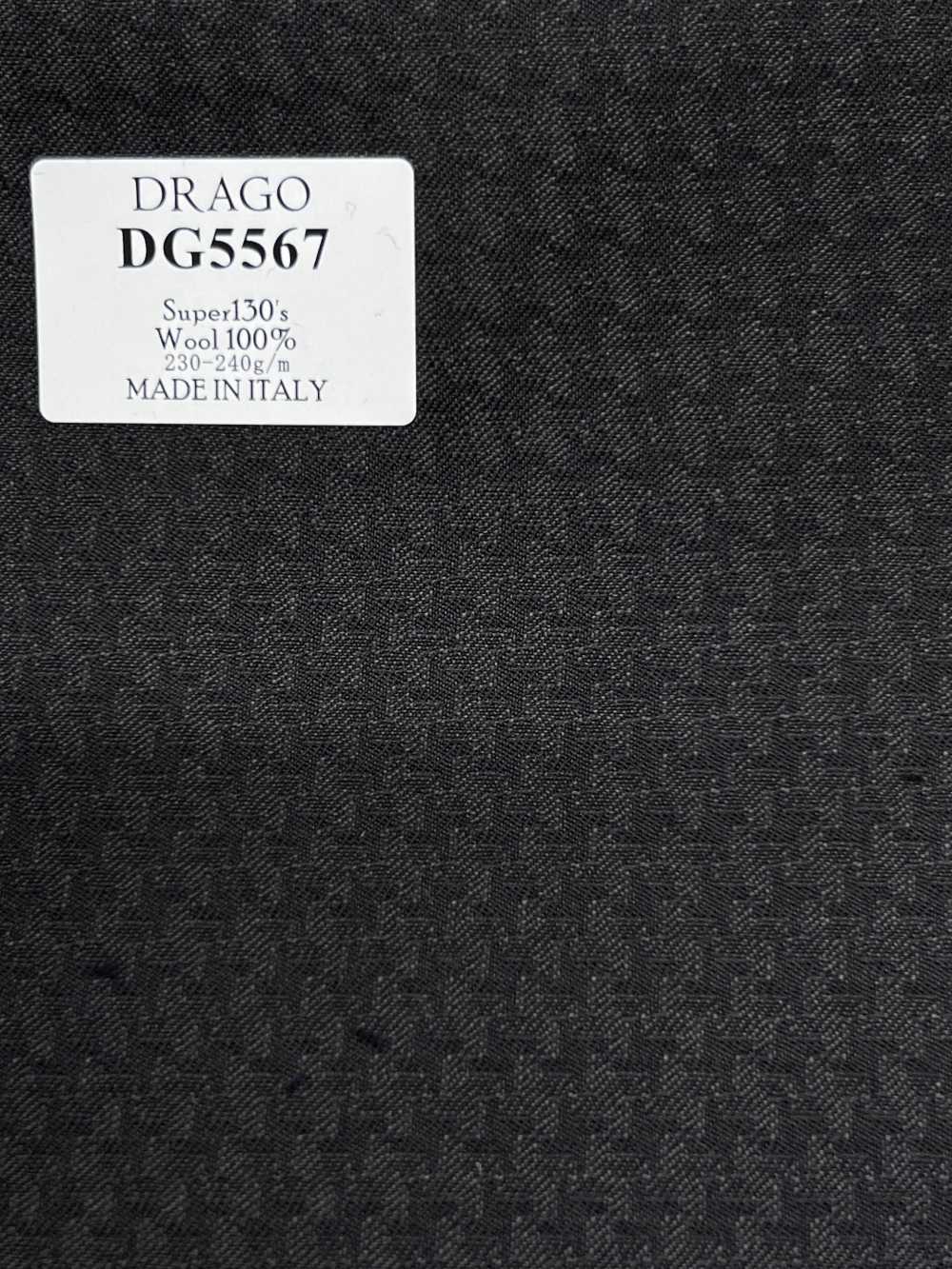 DG5567 DRAGO Super130's 深藏青 千鸟格[面料] 细井商事株式会社