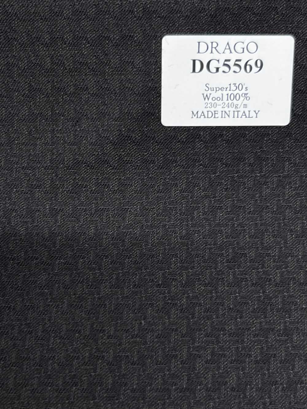 DG5569 DRAGO Super130's 炭灰 千鸟格子[面料] 细井商事株式会社