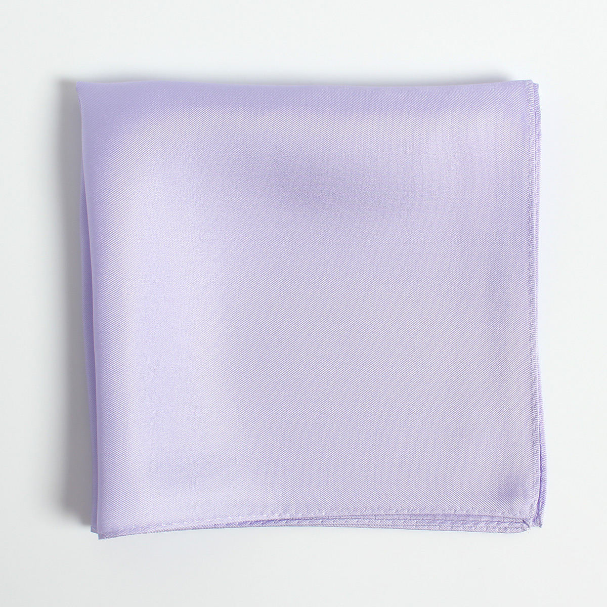 CF-1120 日本斜纹16 momme真丝方巾淡紫色[正装配饰] 山本（EXCY）