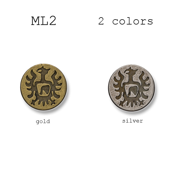 ML-2 意大利制造西装和夹克金属纽扣