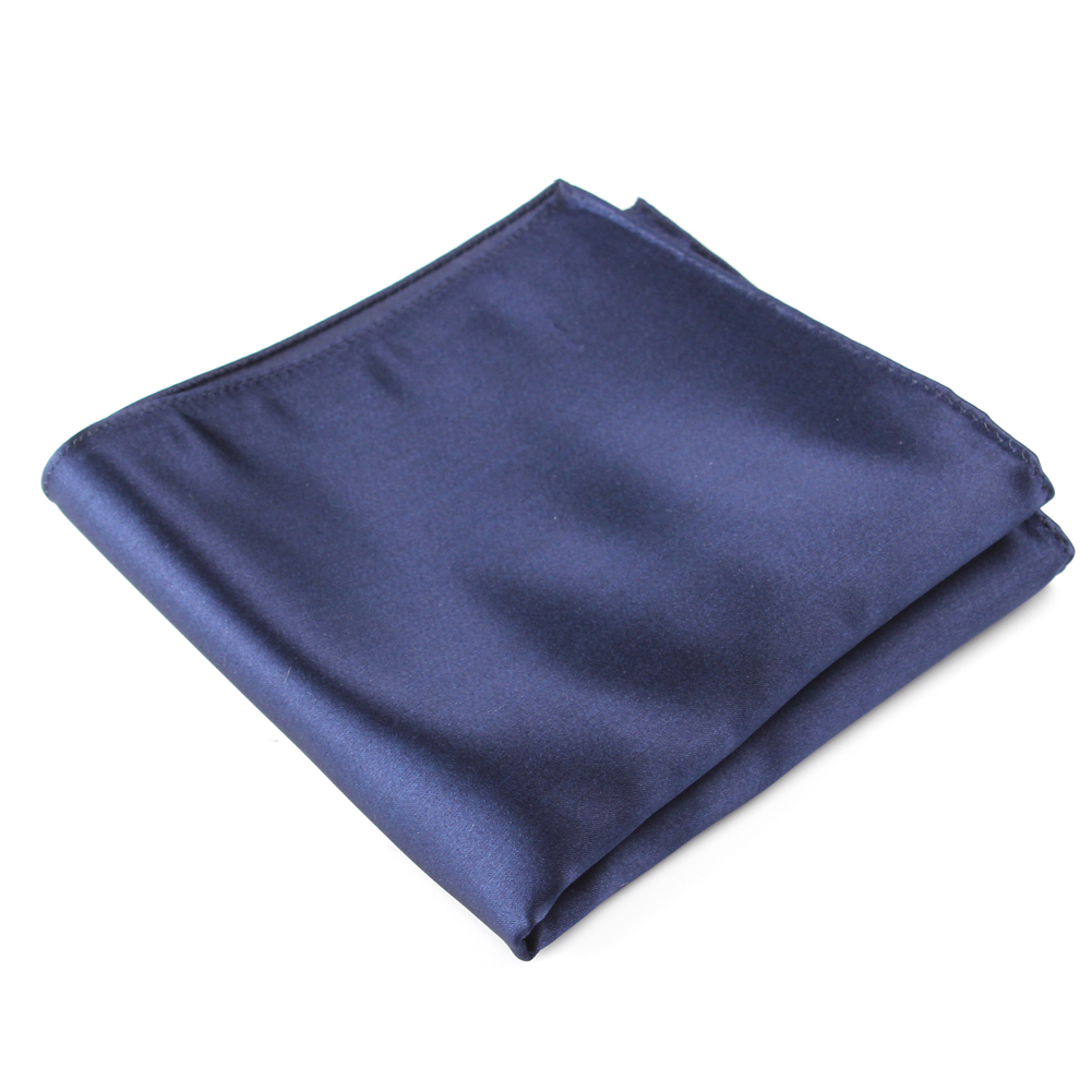 VCF-01 使用VANNERS面料的方巾纯色海军蓝[正装配饰] 山本（EXCY）