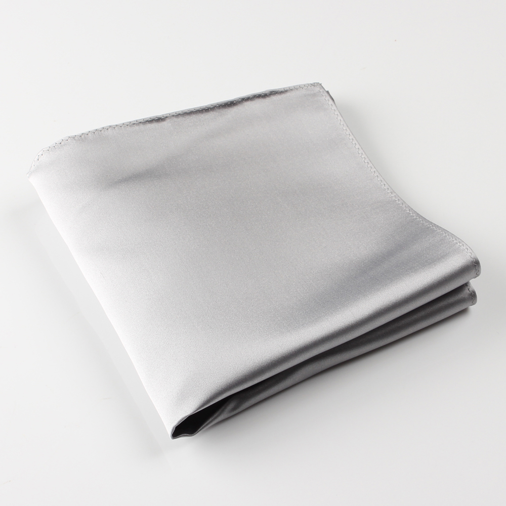 VCF-03 使用VANNERS面料的方巾纯色浅灰色[正装配饰] 山本（EXCY）