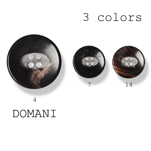 ドマーニ 这款意大利制造的西装和夹克水牛角纽扣纽扣 UBIC SRL