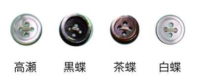 1704MAT 17型4孔贝壳纽扣 MAT（消光加工）
