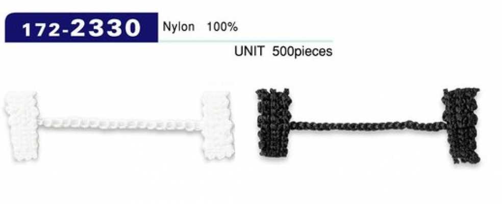 172-2330 扣襻 里料固定 链绳款 全长44mm（500个装）