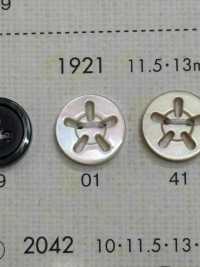 1921 DAIYA BUTTONS 5仿贝壳聚酯纤维纽扣 Osaka Plastic Industries（DAIYA BUTTON） 更多图片