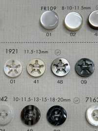 1921 DAIYA BUTTONS 5仿贝壳聚酯纤维纽扣 Osaka Plastic Industries（DAIYA BUTTON） 更多图片
