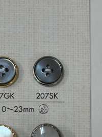 207SK 简单 4 孔塑胶纽扣纽扣 Osaka Plastic Industries（DAIYA BUTTON） 更多图片