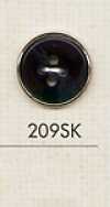 209SK 简约 衬衫用 四孔塑胶纽扣