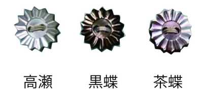 267 两孔贝壳纽扣