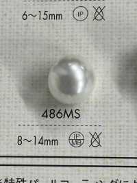 486MS 珍珠状尿素材料，有柄纽扣 Osaka Plastic Industries（DAIYA BUTTON） 更多图片