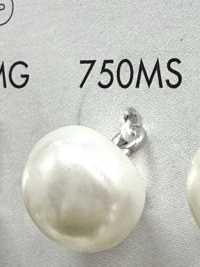750MS 珍珠感 尿素材料 银色有柄纽扣 DAIYA BUTTON 其他图片