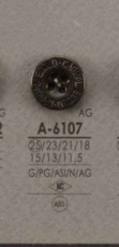 A6107 ABS树脂制 表孔4孔·哑光光面纽扣