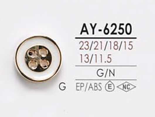 AY6250 用于染色的四孔纽扣
